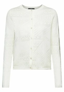 ESPRIT Im Pointelle Design - Vest - White -Esprit 004f1af2023c47eea8f01c7dbe9447fb