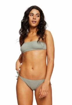 ESPRIT Recycelt Mit Seitlichen Bindebändern - Bikinibroekje - Khaki Green