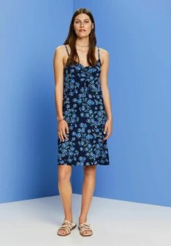 Edc By Esprit Cv Strap - Jurk - Navy -Esprit 0114a447d1294377b480e775c4a4ecc7