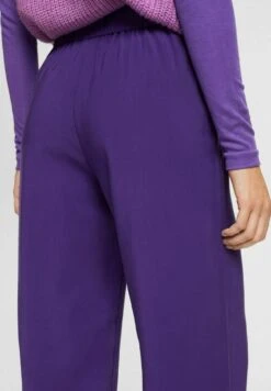 Edc By Esprit Mit Weitem Bein - Broek - Dark Lavender -Esprit 016960a3feb44ec7bed3cbfa6bdf90c4