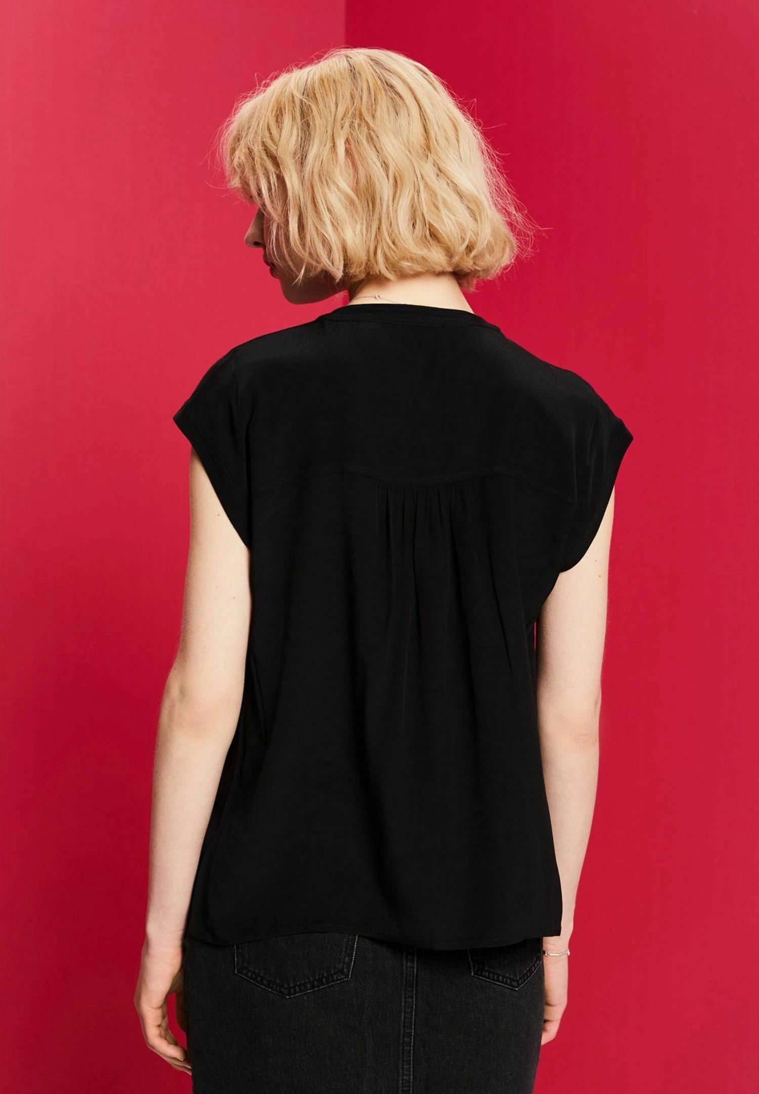 ESPRIT Kurzarm - Overhemdblouse - Black 7 ESPRIT Kurzarm - Overhemdblouse - Black - Afbeelding 5