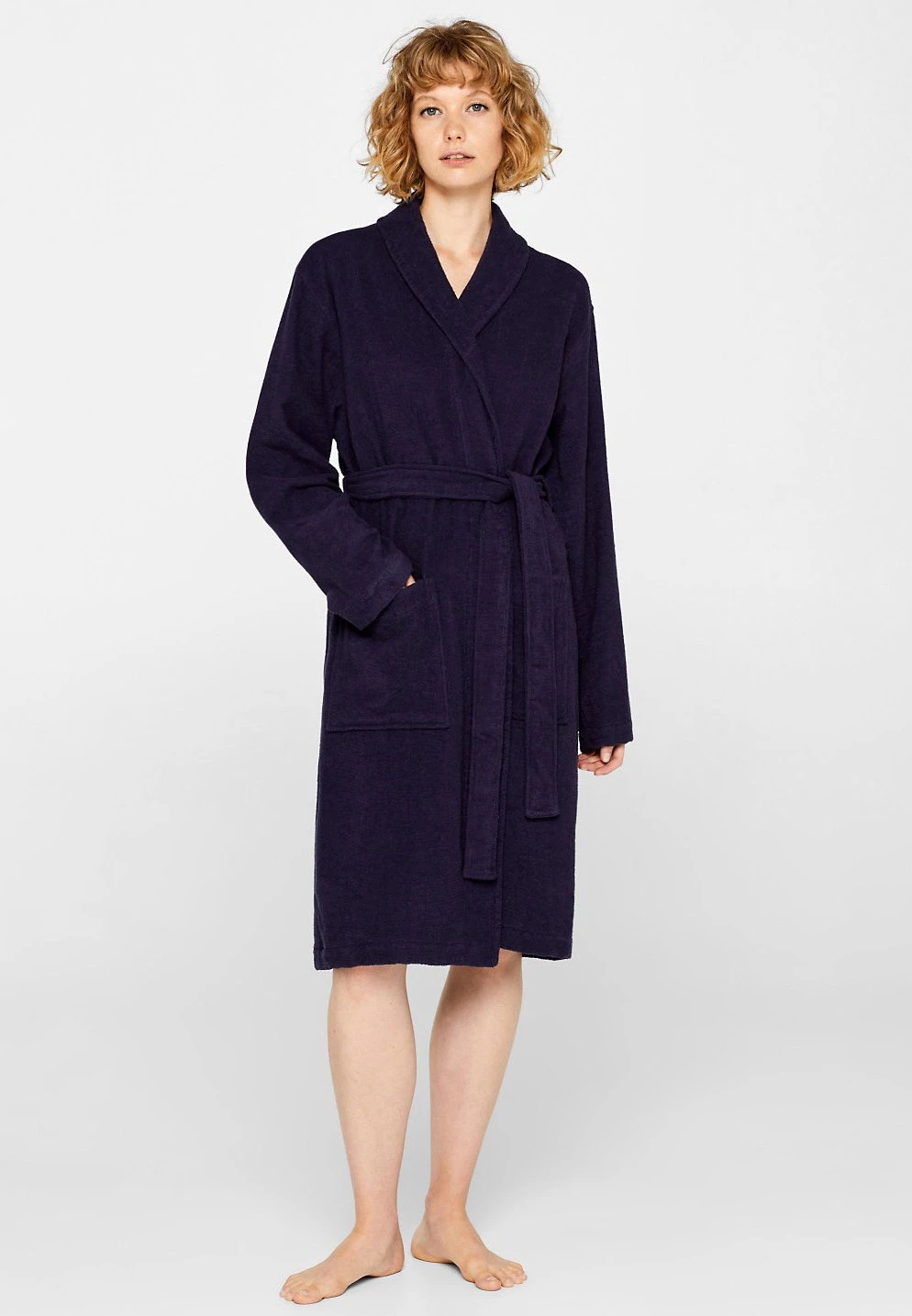 ESPRIT Badjas - Navy Blue 4 ESPRIT Badjas - Navy Blue - Afbeelding 2