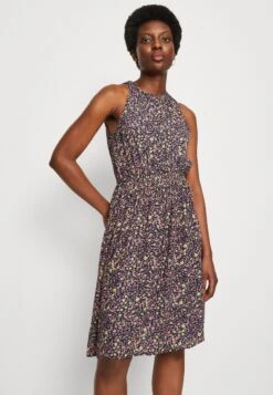 Edc By Esprit Neckholder Dress - Jurk - Navy -Esprit 02c38105bac34d31b5aac6a47422968f