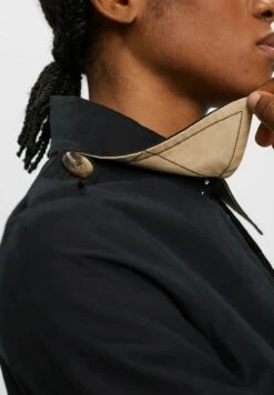 ESPRIT Kurzer Mit Gürtel - Trenchcoat - Black -Esprit 035e711630ec420189d3fdcd67e636d9