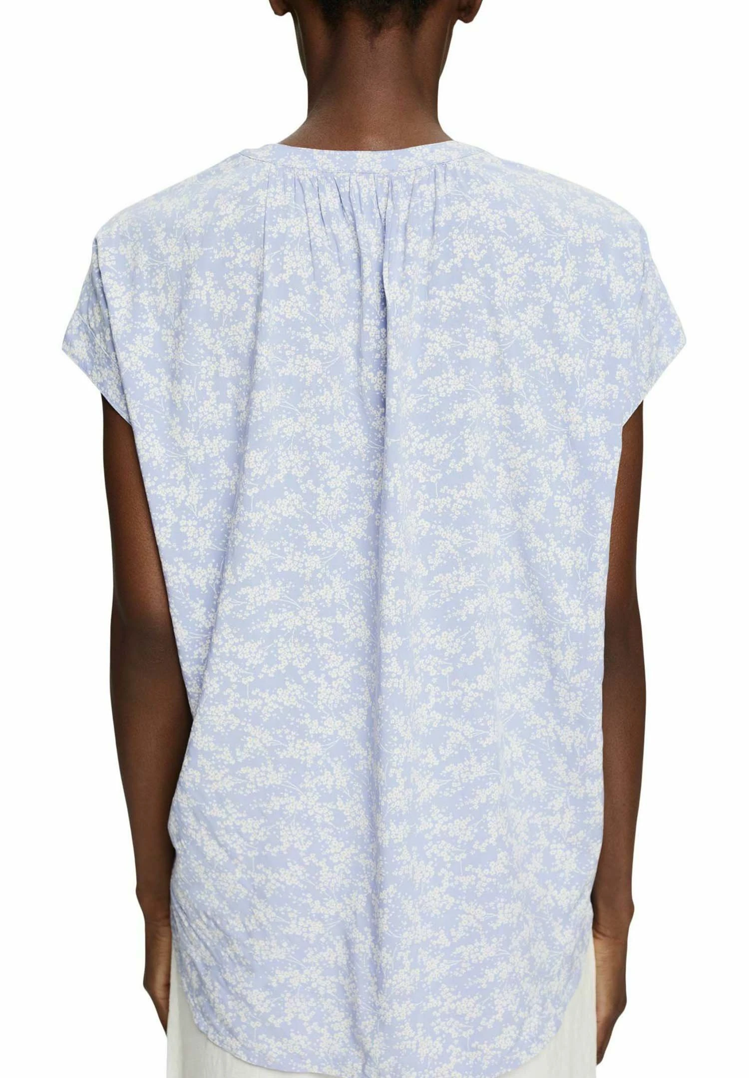 ESPRIT Aop- Blouse - Light Blue Lavender 5 ESPRIT Aop- Blouse - Light Blue Lavender - Afbeelding 3