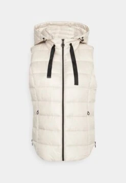ESPRIT Tape Vest - Bodywarmer - Cream Beige -Esprit 04ce34ec98de495fae41fd314cd7aa1c