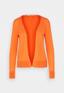 ESPRIT Open Cardigan - Vest - Orange Red -Esprit 05d7f3cb072e4a4d87068e09e4ed5cd1