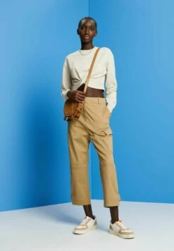 ESPRIT Mit Knotendetail - Sweater - Light Taupe