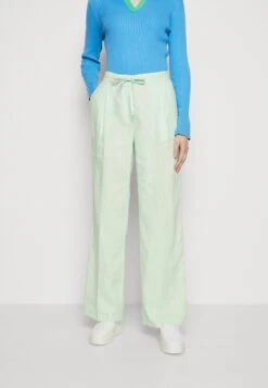 ESPRIT Wide Leg - Broek - Pastel Green