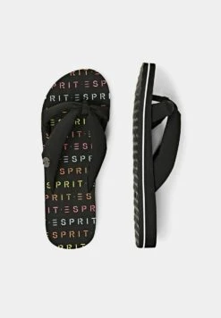 ESPRIT Multistrap-Design - Teenslippers - Black -Esprit 0997adb73aef4e42b9fef53b3efedb06