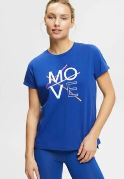 T-Shirt Print - Bright Blue