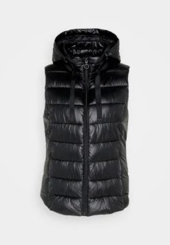 ESPRIT Tape Vest - Bodywarmer - Black -Esprit 0b753a862f41419694f216f9b51ec125