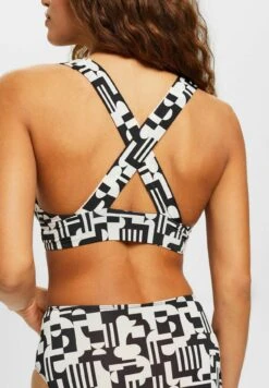 ESPRIT Mit Überkreuzten Trägern Und Geo-Print - Bustier - Black -Esprit 0c69c04c735d417196aadcd681950b62