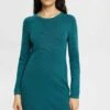 Edc By Esprit Flat - Gebreide Jurk - Teal Green -Esprit 0e5c1653a9a44176aa65686cae67948a