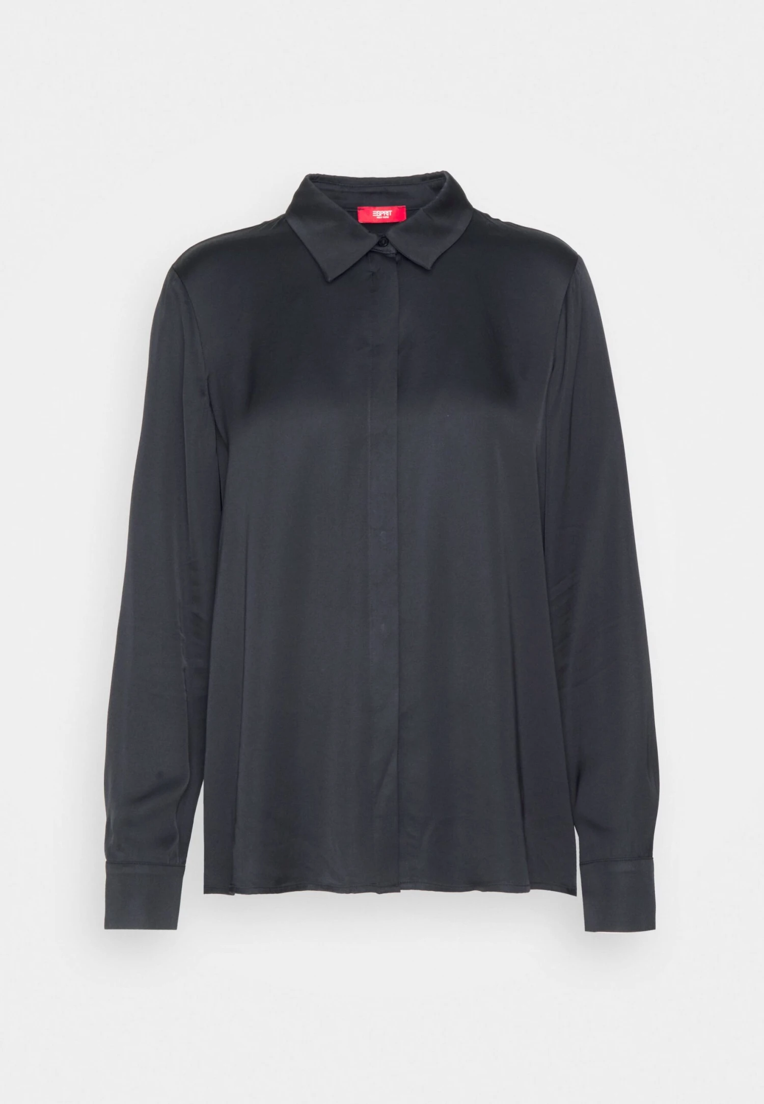 ESPRIT Viscose Sateen Blouse - Overhemdblouse - Black 8 ESPRIT Viscose Sateen Blouse - Overhemdblouse - Black - Afbeelding 6