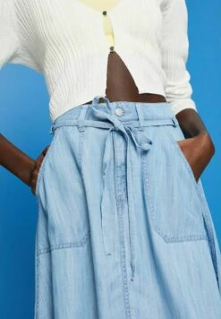 ESPRIT Midi - A-Lijn Rok - Blue Light Washed -Esprit 0f7a2b89573d4e8b9db75c5f94b0416c