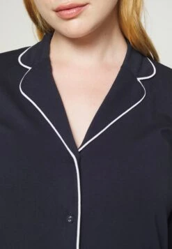 ESPRIT Nightshirt Long Sleeve - Nachtjapon - Navy -Esprit 12174e89324c4f0cb25ffb438483577e