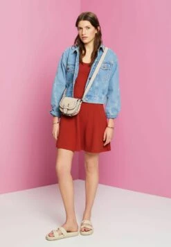 Edc By Esprit Jerseyjurk - Terracotta New -Esprit 12f885928aea478f9642519e667376d3