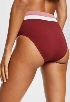 ESPRIT Tayrona Beach High Waist Brief - Bikinibroekje - Dark Red -Esprit 130a1cd79c534fe1b3339b4c827d0a92