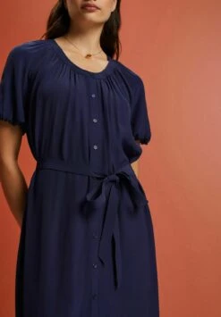 ESPRIT Feminines- Blousejurk - Navy -Esprit 13d0b265945146f4adfc2e222138fb74