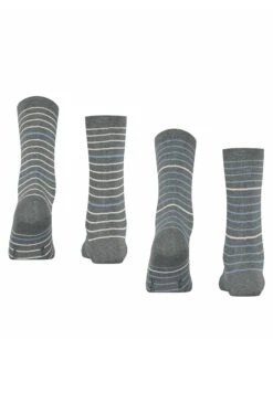 ESPRIT Fine Stripe 2-Pack - Sokken - Light Greymel -Esprit 14374589486f4282ba21bdf500f63bfb