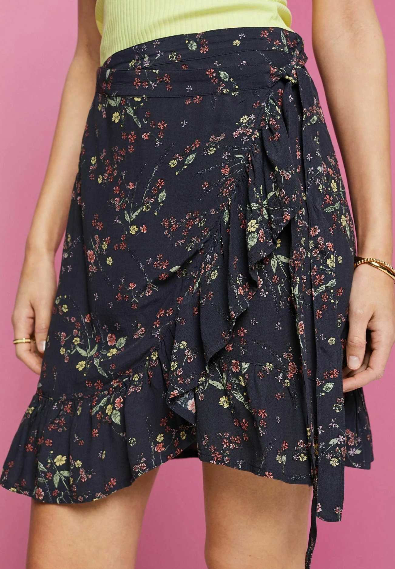 Edc By Esprit Light- A-Lijn Rok - Dark Blue 8 Edc By Esprit Light- A-Lijn Rok - Dark Blue - Afbeelding 6