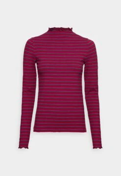 Edc By Esprit Stripe - Longsleeve - Cherry Red