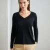 ESPRIT V Neck - Trui - Black -Esprit 196979bf4194402fae014307245d3a0d