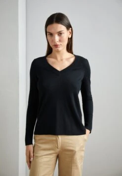 ESPRIT V Neck - Trui - Black