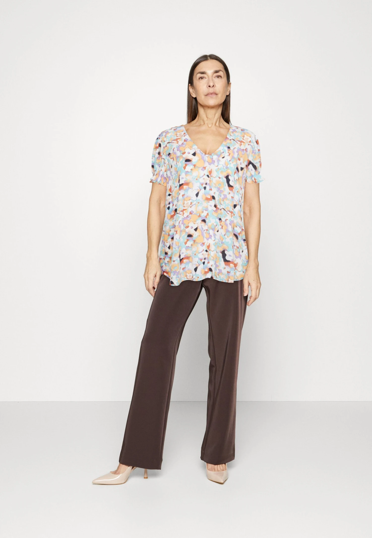 Edc By Esprit Short Sleves - Blouse - Purple 4 Edc By Esprit Short Sleves - Blouse - Purple - Afbeelding 2