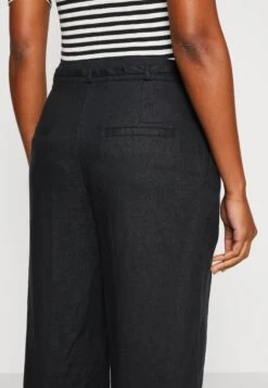 ESPRIT Flow Wide Leg - Broek - Black -Esprit 1a34abe3c9e44dc3ae886ad184367908
