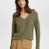 Edc By Esprit Mit V-Ausschnitt - Trui - Light Khaki -Esprit 1a94942a9bb442e2964844a4080a131f