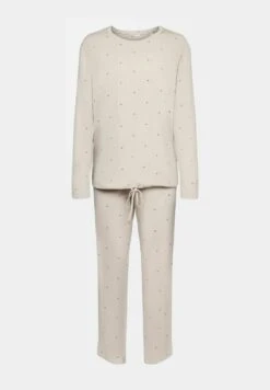 ESPRIT Set Seasonal Print Cocve Pj Allls - Pyjama - Light Taupe -Esprit 1d0e3253d8ae4131879b1547eefba7b6