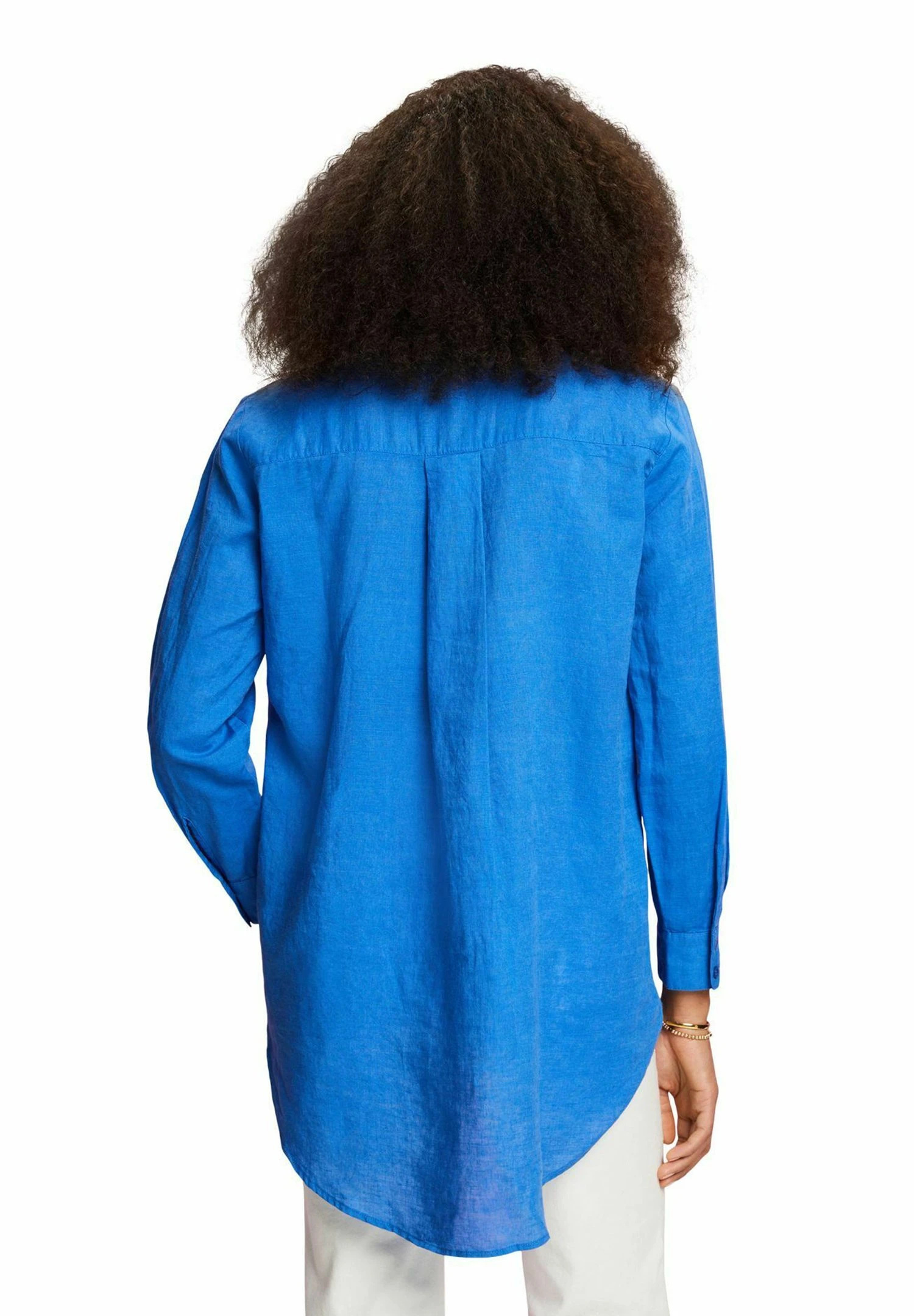 ESPRIT Overhemdblouse - Bright Blue 4 ESPRIT Overhemdblouse - Bright Blue - Afbeelding 2