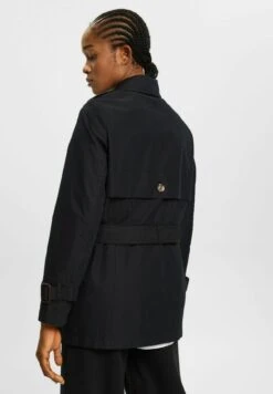 ESPRIT Kurzer Mit Gürtel - Trenchcoat - Black -Esprit 1e3f083b4b334c90a291e6adb4a1658d