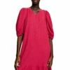 Edc By Esprit Strukturiertes- Jurk - Dark Pink -Esprit 1e7a68edb11b433e8bbf627a7421f3da