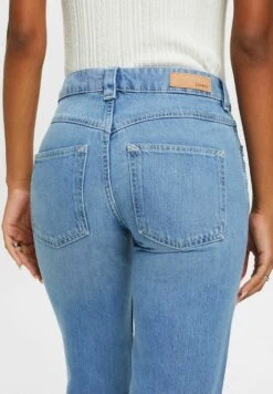 ESPRIT Retro Mit Mittelhohem Bund - Flared Jeans - Blue Light Washed -Esprit 236421796ab1429390c6700542082f1e