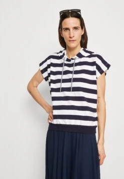 Edc By Esprit Striped- T-Shirt Print - Navy -Esprit 23f356842da04ba5b8fea7151159cc7a