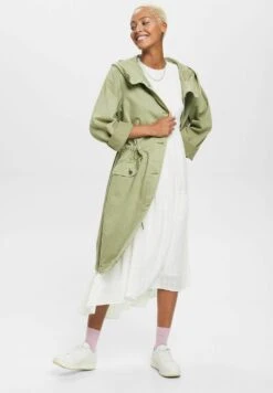ESPRIT Mit Kordelzug In Der Taille - Parka - Light Khaki -Esprit 25088f819fbc426f8c21bb0620feae47