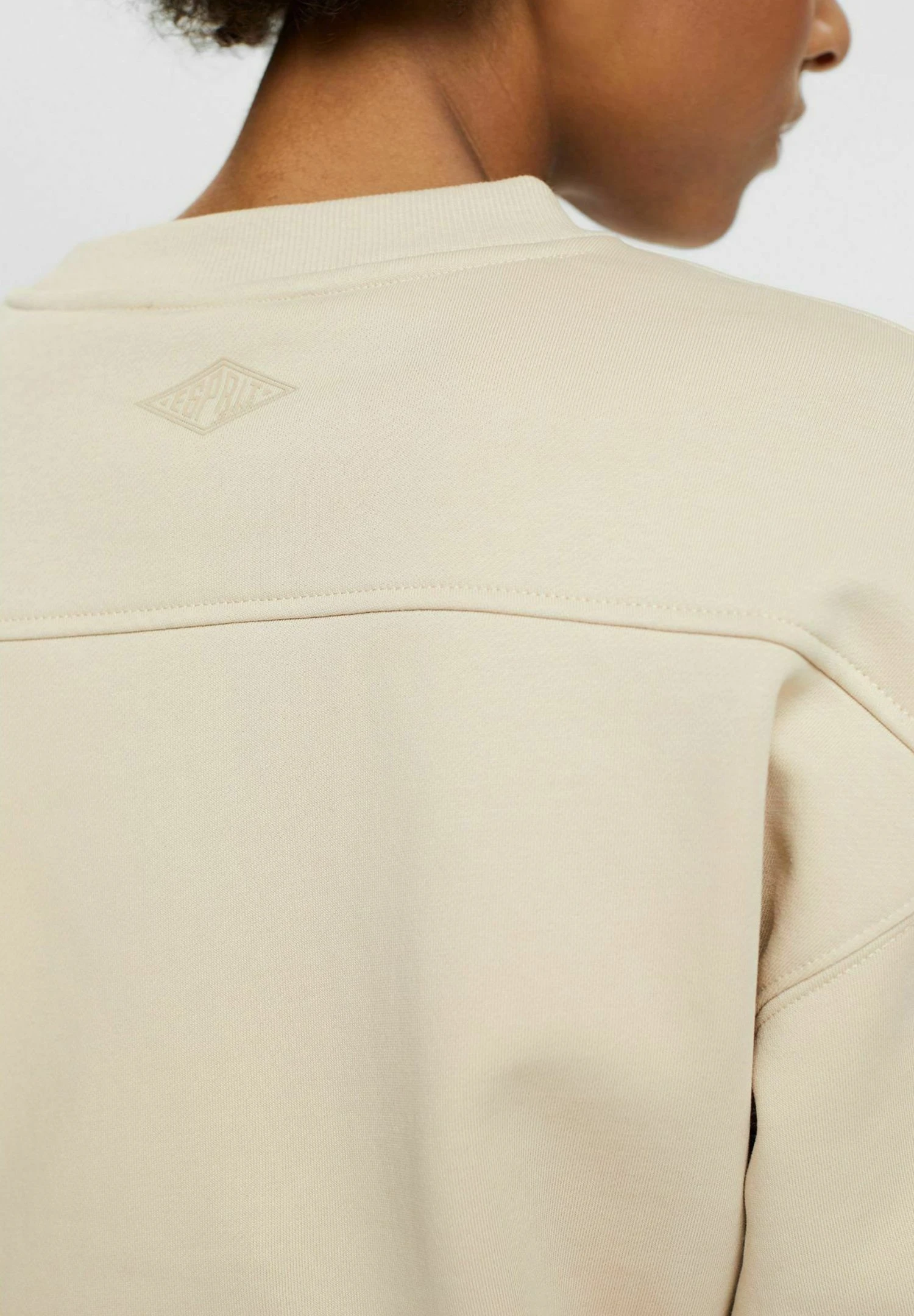 ESPRIT Cropped - Sweater - Light Taupe 7 ESPRIT Cropped - Sweater - Light Taupe - Afbeelding 5