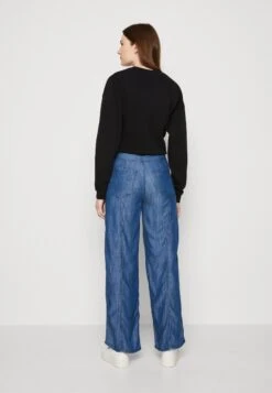 ESPRIT High Rise Wide Leg - Broek - Blue Medium Wash -Esprit 2c980b1a75834355be88da7afc9ec487