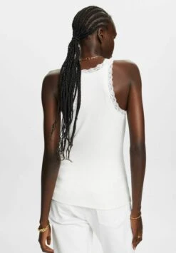 ESPRIT Top - Off White -Esprit 2ccc7ab0d76d4236b386d4ed55ff6f0c