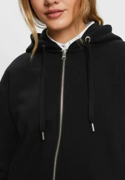 ESPRIT Sweater Met Rits - Black -Esprit 2ce1e33ccb0c4e208ed32b67308630a2