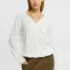 Edc By Esprit Fluid Bubblehem- Blouse - Off White 1 Edc By Esprit Fluid Bubblehem- Blouse - Off White -Esprit 2e28e37b558a46779f68f02b3c55b832