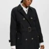 ESPRIT Kurzer Mit Gürtel - Trenchcoat - Black -Esprit 2e6b95cfc7194f39b9b1c05477ea7396
