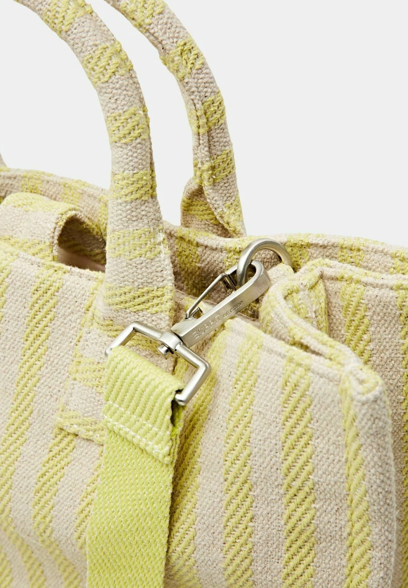 ESPRIT Gestreifter - Shopper - Lime Yellow 9 ESPRIT Gestreifter - Shopper - Lime Yellow - Afbeelding 7
