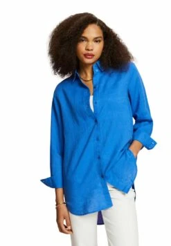 ESPRIT Overhemdblouse - Bright Blue