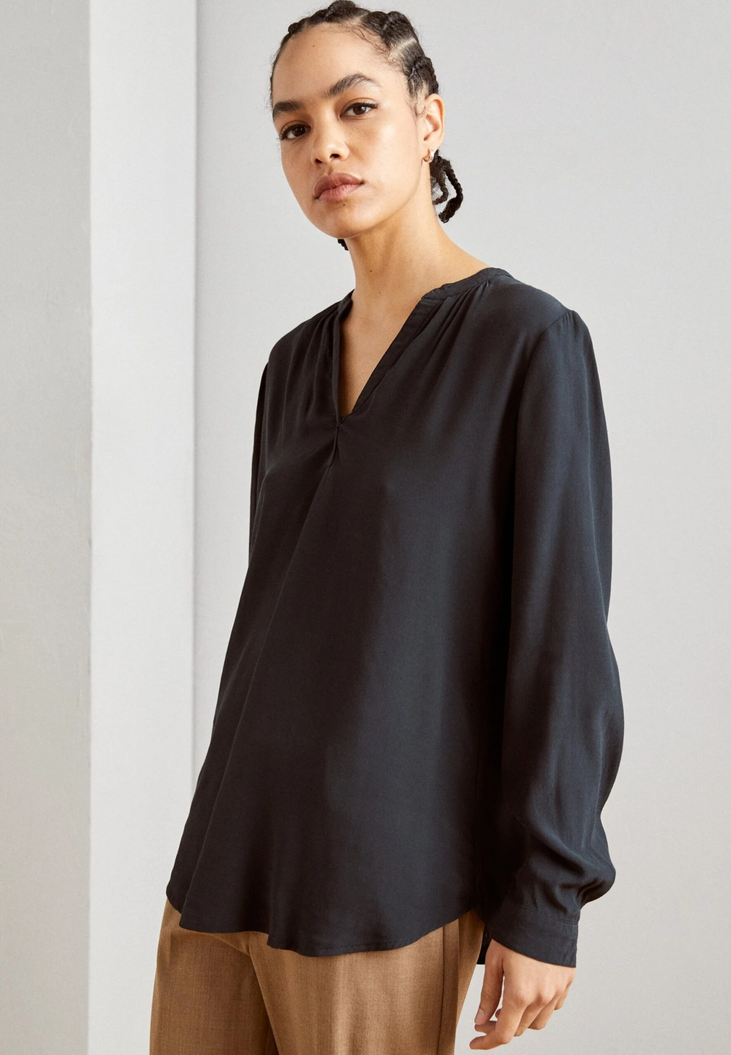 ESPRIT Henley - Blouse - Black 5 ESPRIT Henley - Blouse - Black - Afbeelding 3