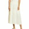 ESPRIT Midi - A-Lijn Rok - White -Esprit 3023d63388f942908421fc63a2a4aea0
