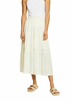 ESPRIT Midi - A-Lijn Rok - White